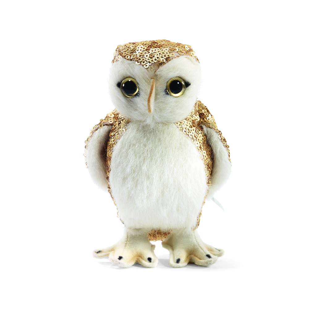 Steiff wճ}: Selection owl gold/white Enchanted forest