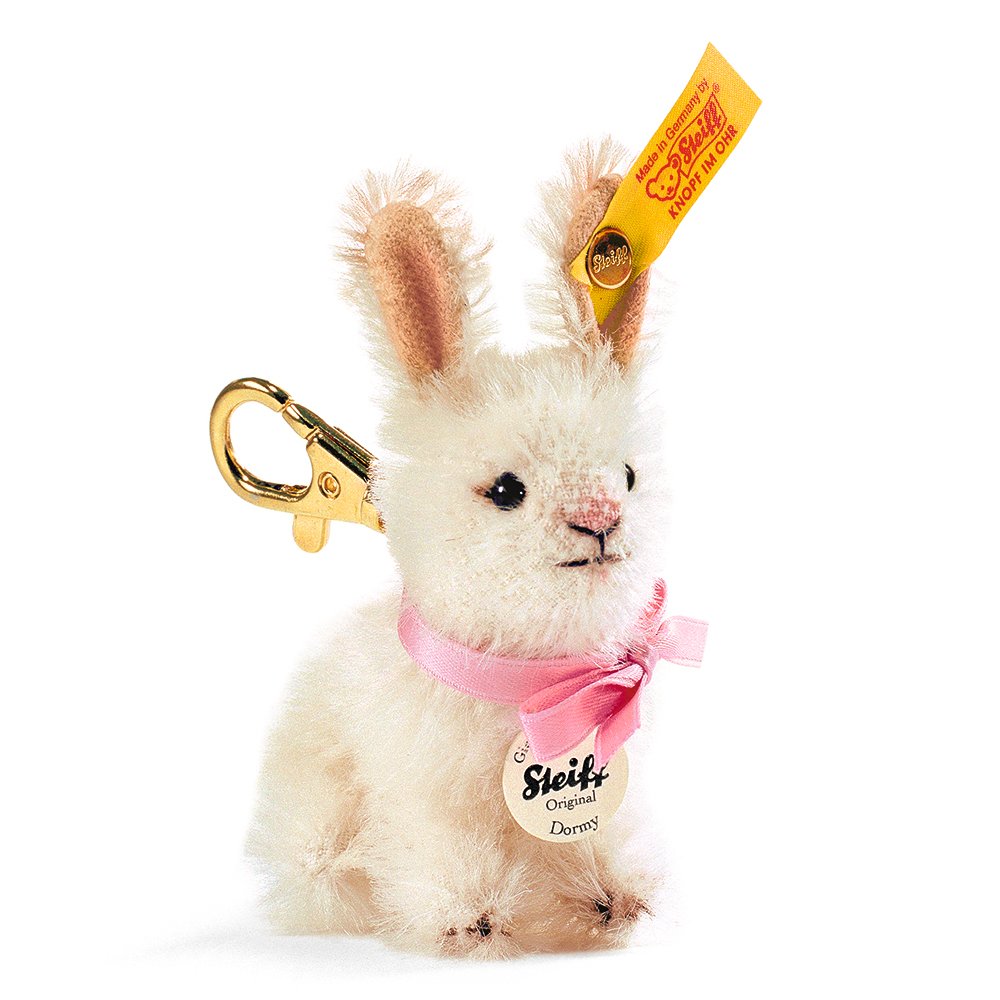 Steiff wճ}: Keyring Dormy Rabbit, white