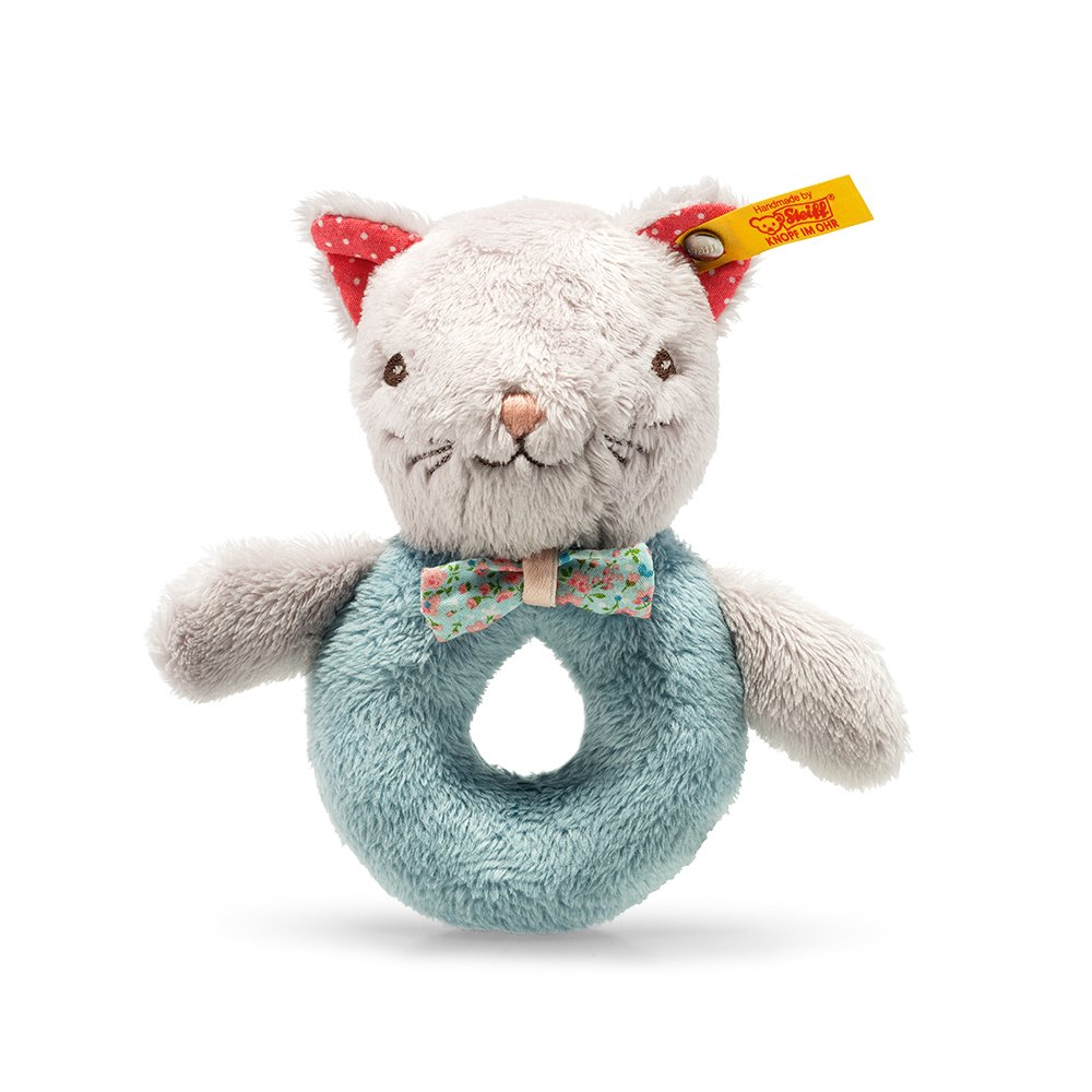 Steiff wճ}: Blossom Babies Cat Grip Toy
