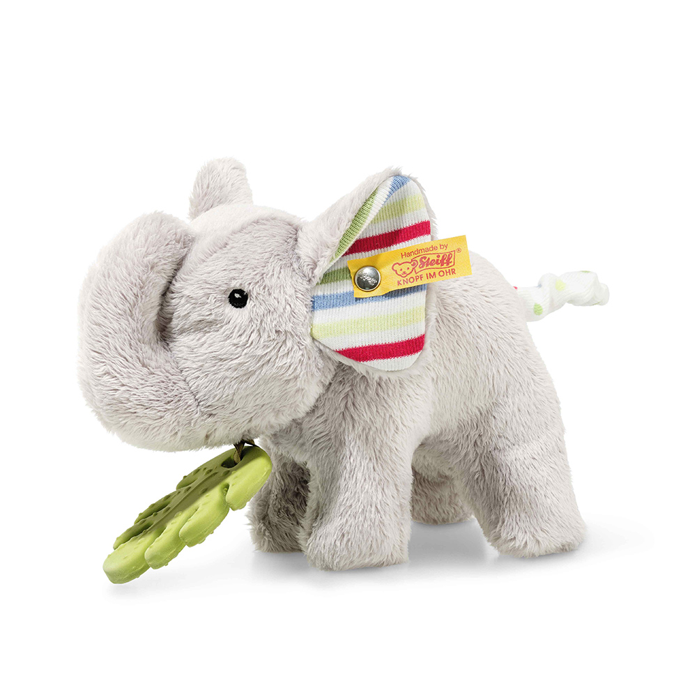 Steiff wճ}: Timmi Elephant with teething ring and rustling foil