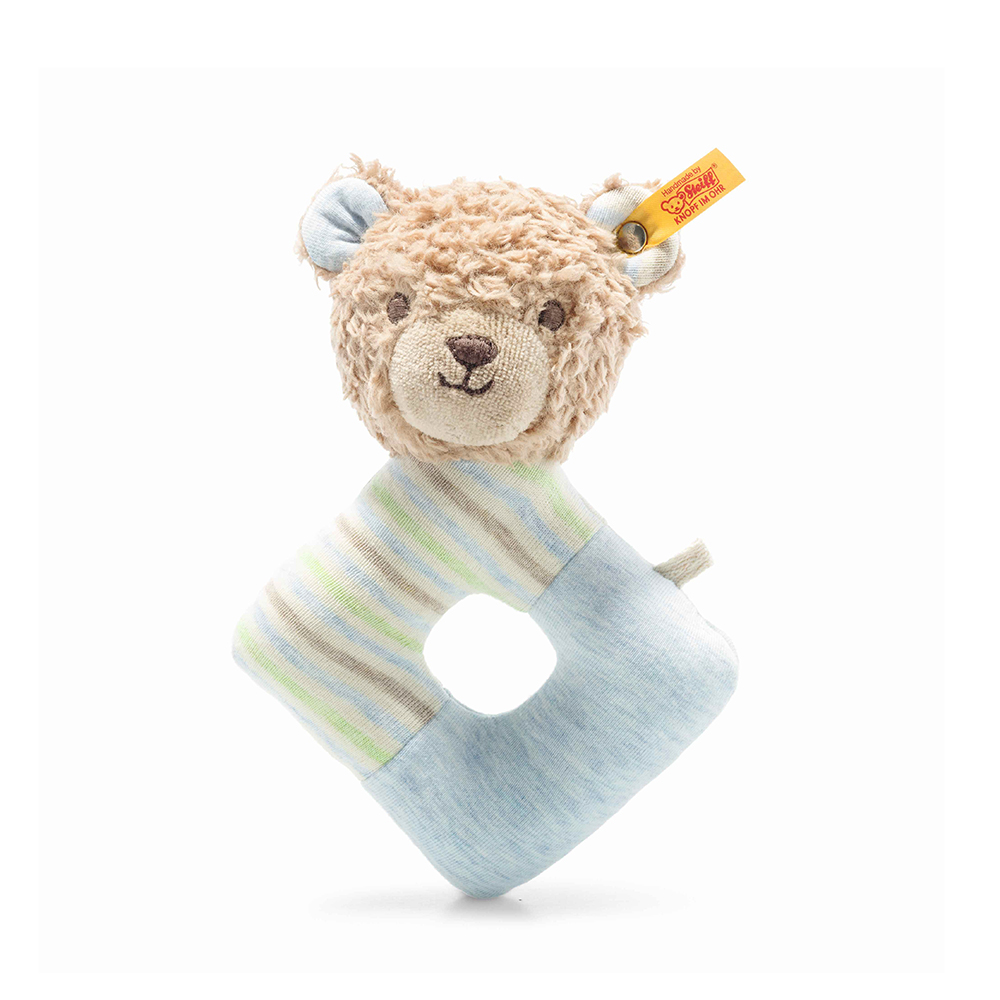 Steiff wճ}: Gots Rudy Teddy Bear Grip Toy with rattle