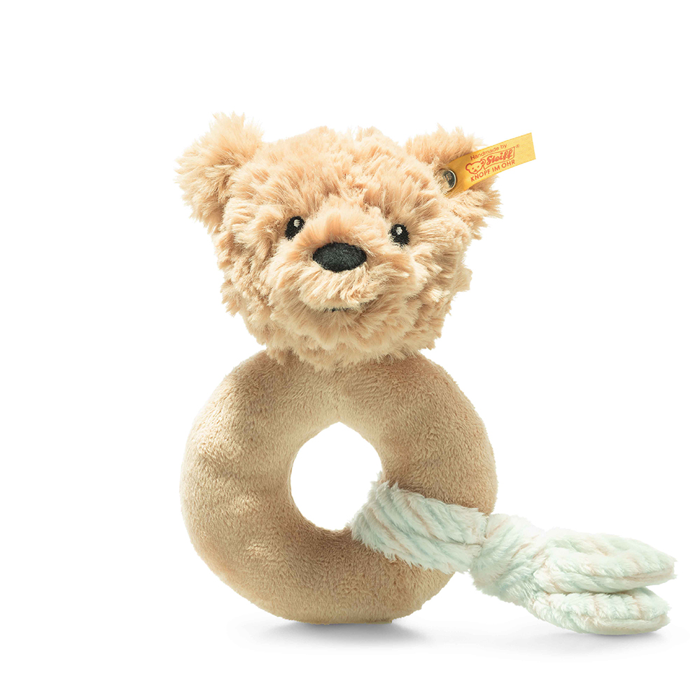 Steiff wճ}: Jimmy Teddy Bear Grip Toy with Rattle