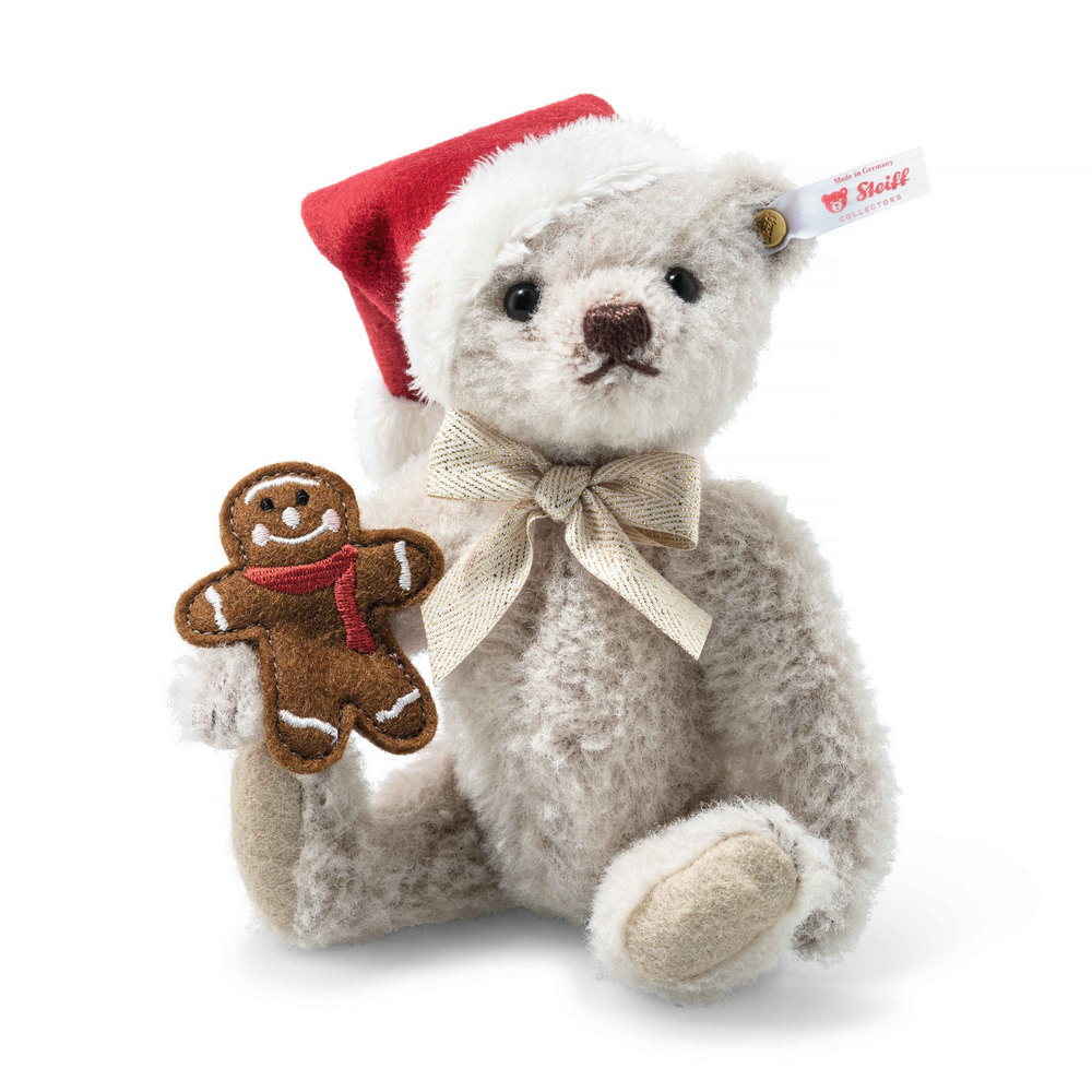 Steiff wճ}: Little Santa Claus Teddy bear with Gingerbead Cookie  (Christmas)