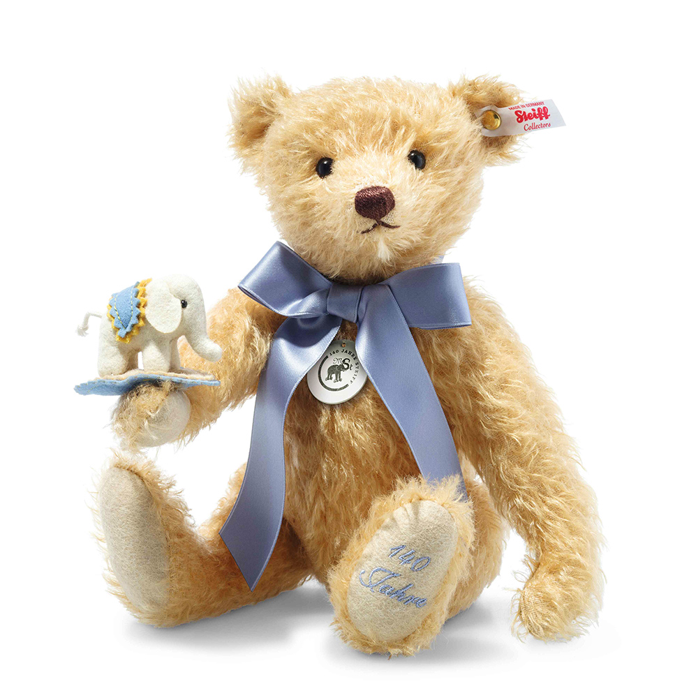 Steiff 德國金耳釦泰迪熊: Teddy Bear with Little Felt Elephant