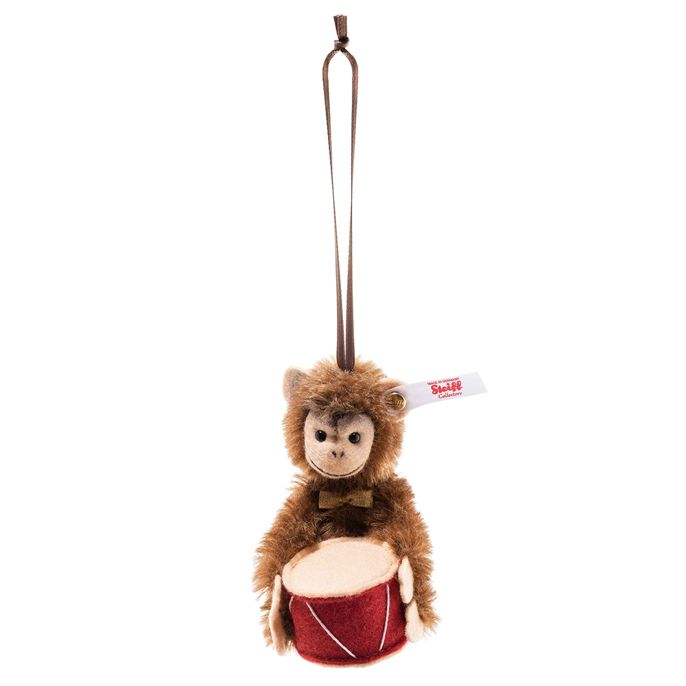 Steiff 德國金耳釦泰迪熊: Jocko Monkey Ornament
