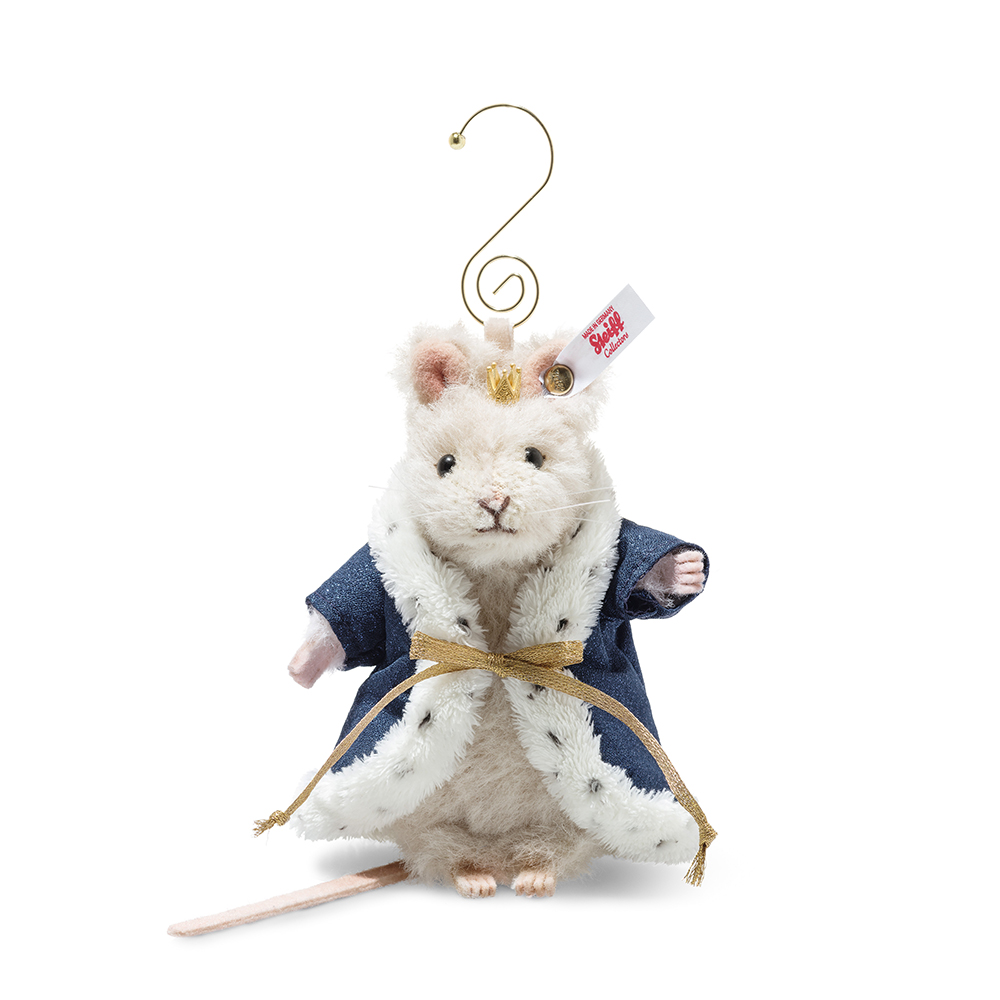 Steiff 德國金耳釦泰迪熊: Mouse King Ornament