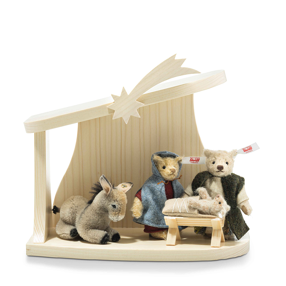Steiff 德國金耳釦泰迪熊: Nativity Scene 耶穌誕生組