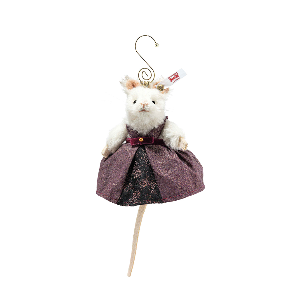 Steiff 德國金耳釦泰迪熊: Mouse Queen Ornament