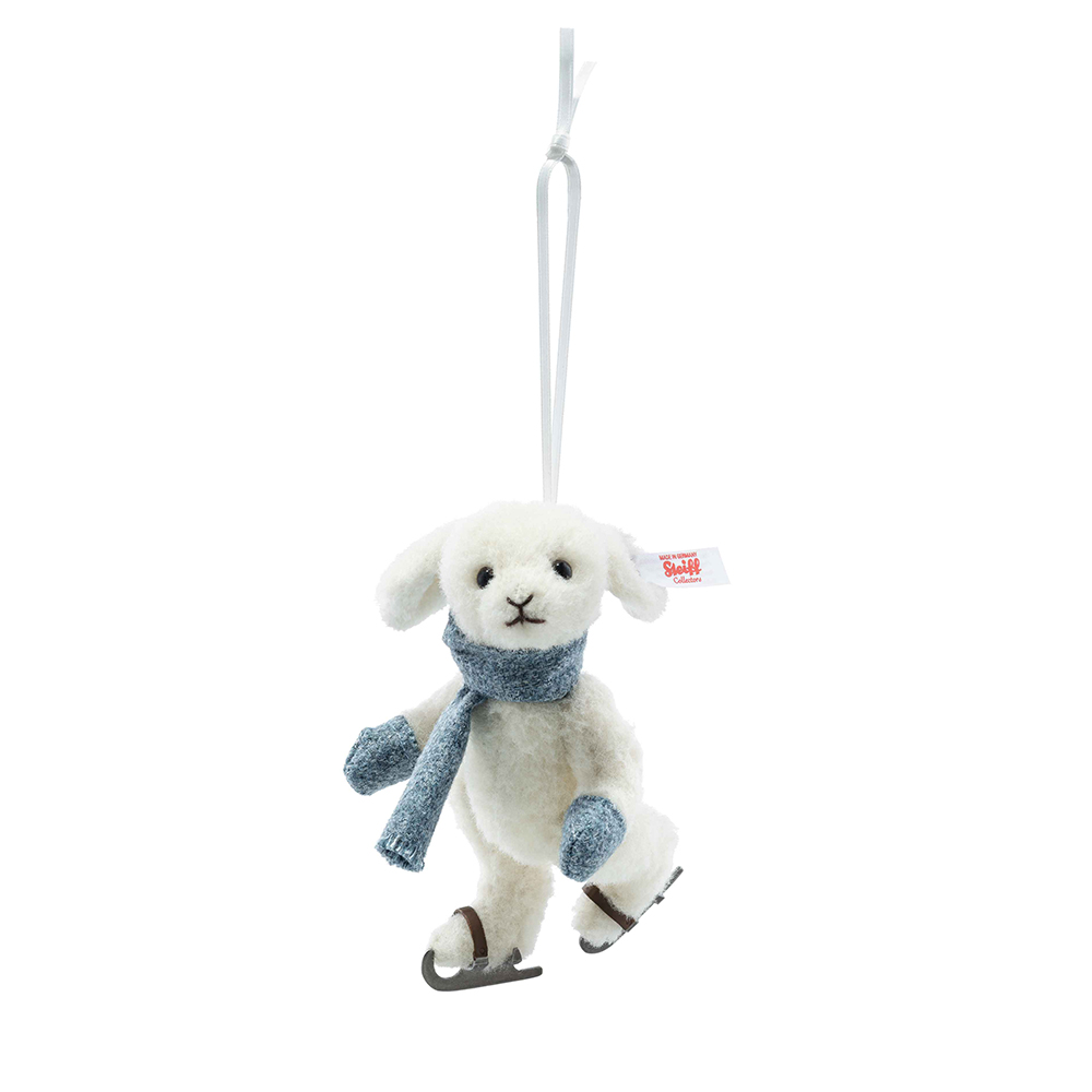 Steiff wճ}: Rabbit ice skater ornament