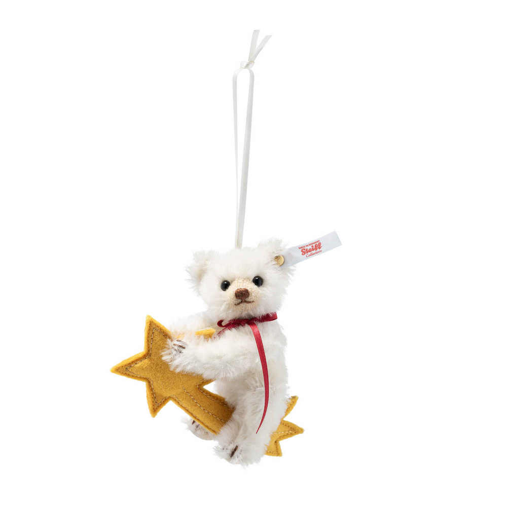 Steiff wճ}: Teddy Bear on Shooting star ornament L/E2000