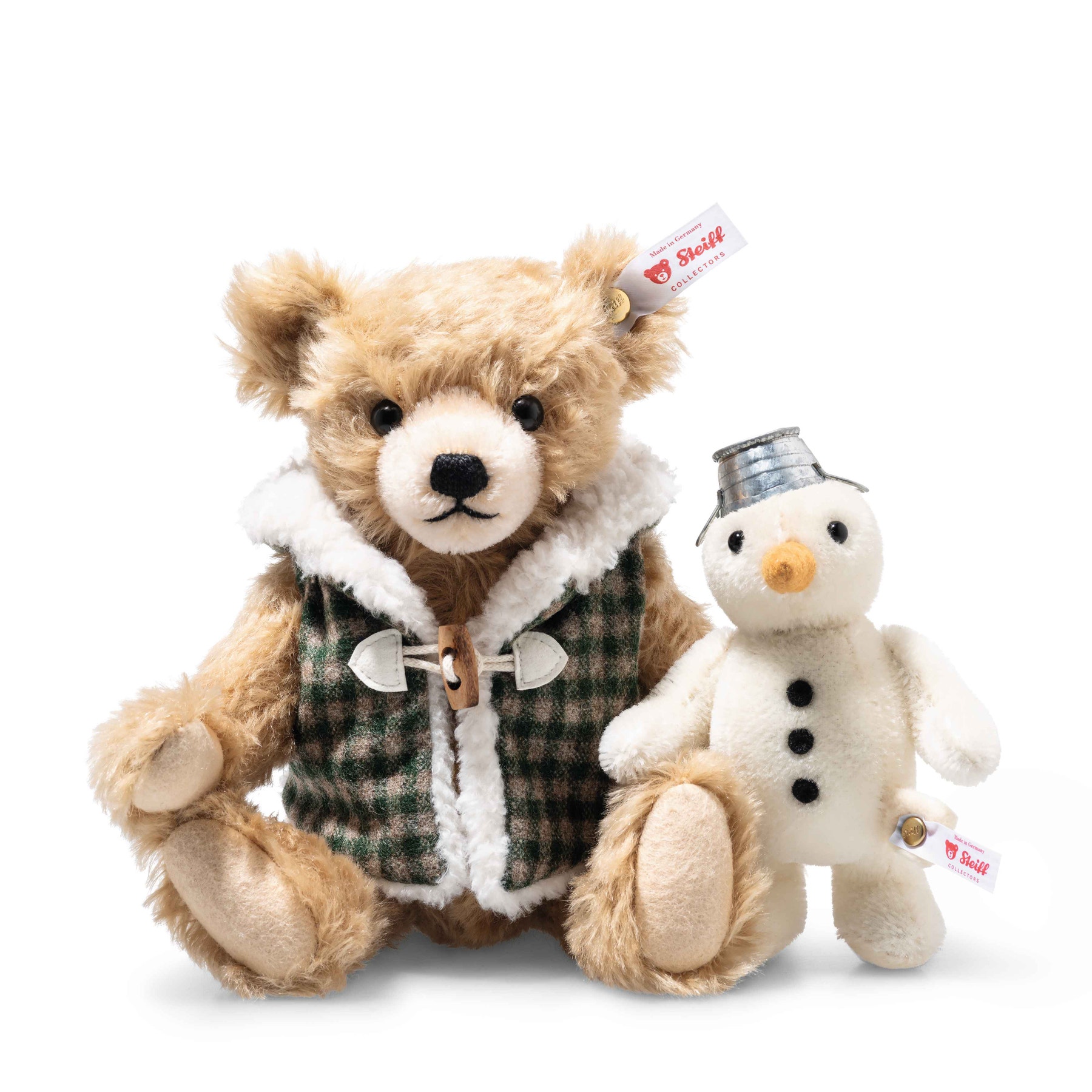 Steiff �w����ճ����}��: Teddy bear with snowman L/E1500