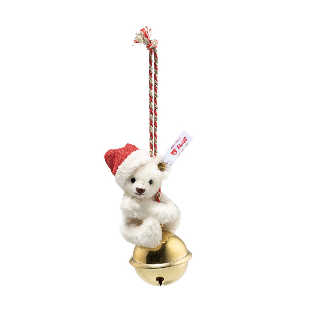 Steiff �w����ճ����}��: Teddy bear ornament on bell L/E2000