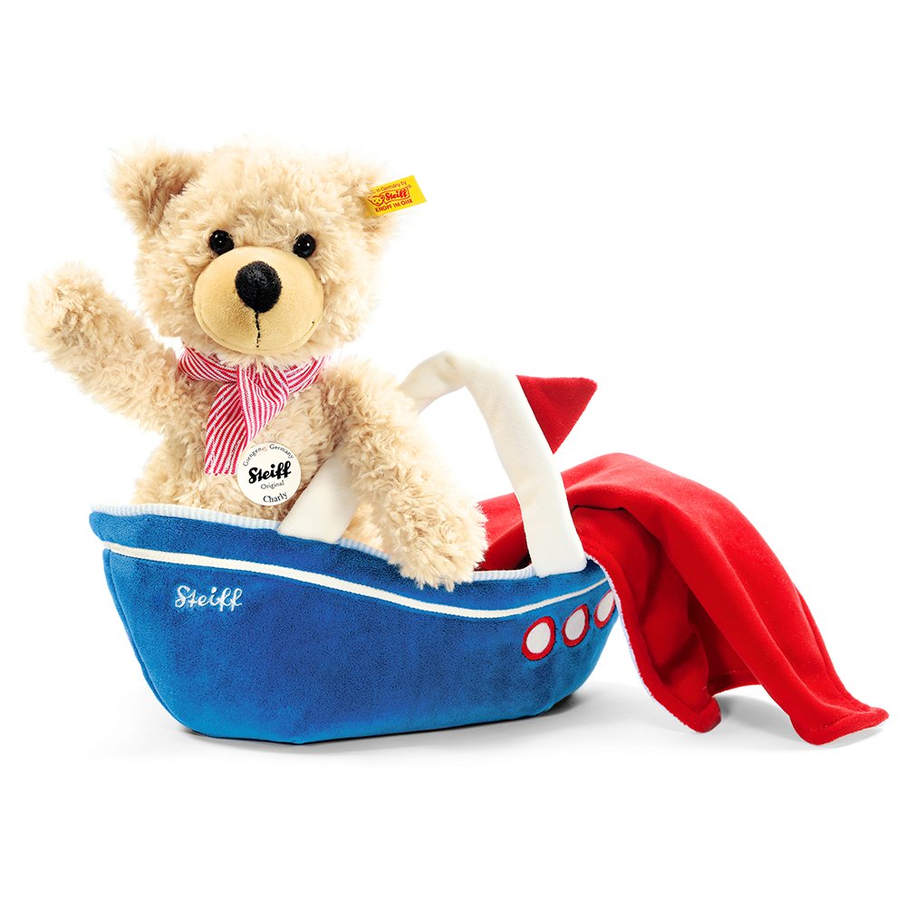 Steiff wճ}: Charly Dangling Teddy Bear with Bag