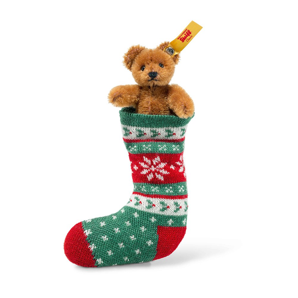Steiff 德國金耳釦泰迪熊: Mini Teddy Bear in sock