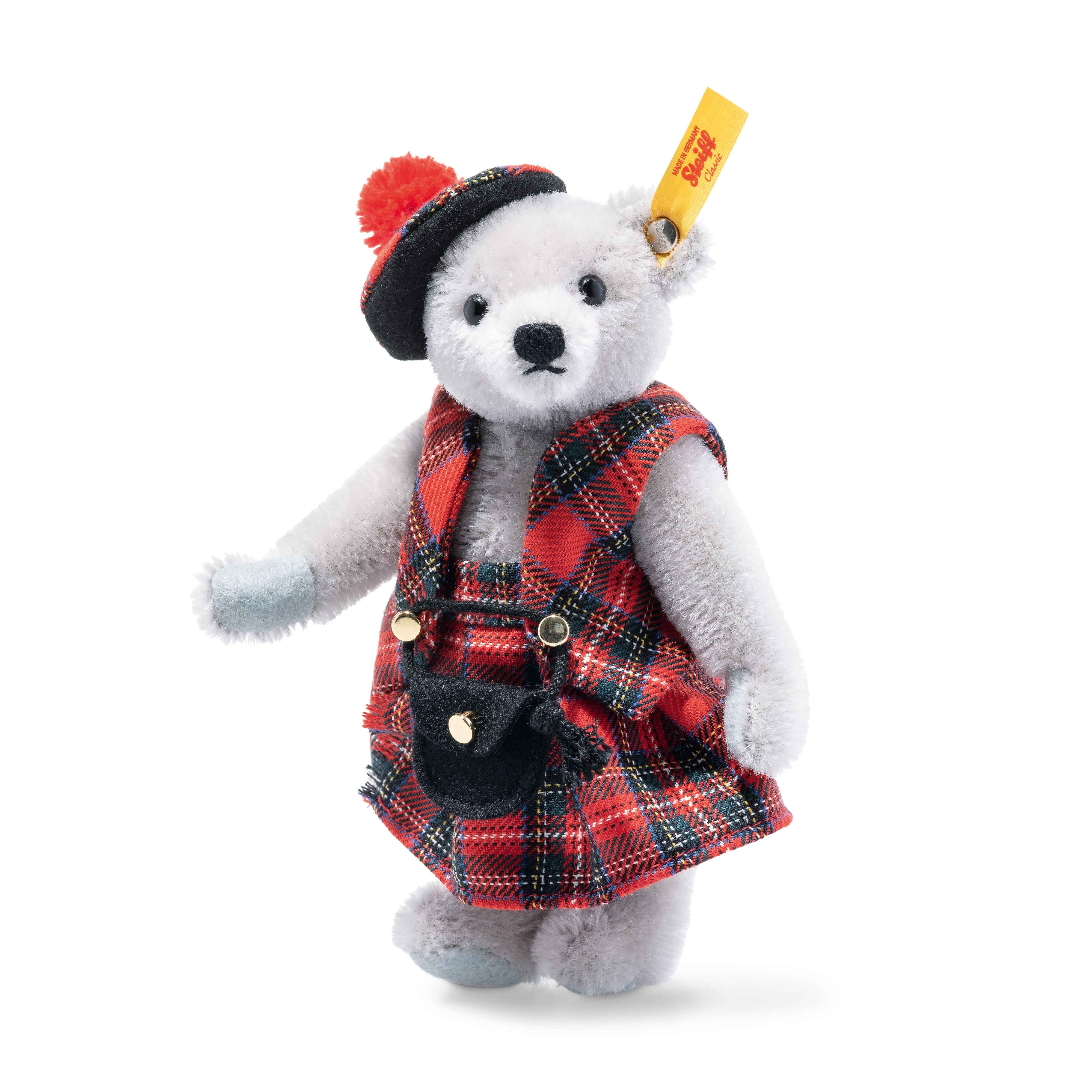 Steiff 德國金耳釦泰迪熊: Great Escapes Edinburgh Teddy Bear in gift box