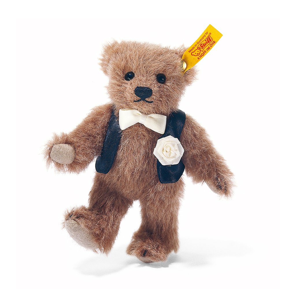 Steiff 德國金耳釦泰迪熊: Teddy Bear Caramel Groom
