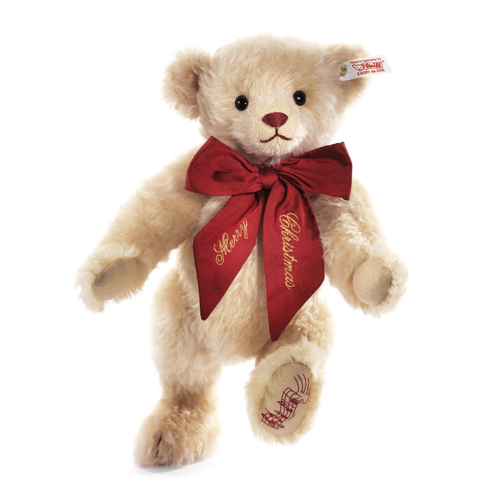 Steiff 德國金耳釦泰迪熊: Christmas Teddy Bear