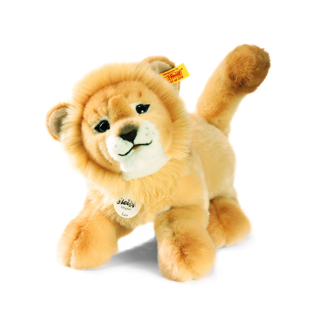 Steiff 德國金耳釦泰迪熊: Leo Baby Lion