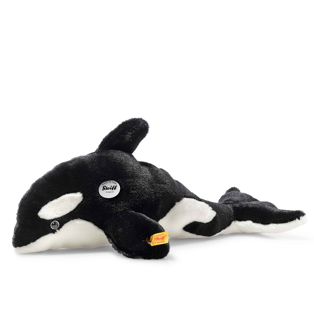 Steiff 德國金耳釦泰迪熊: Orcinus orca 虎鯨