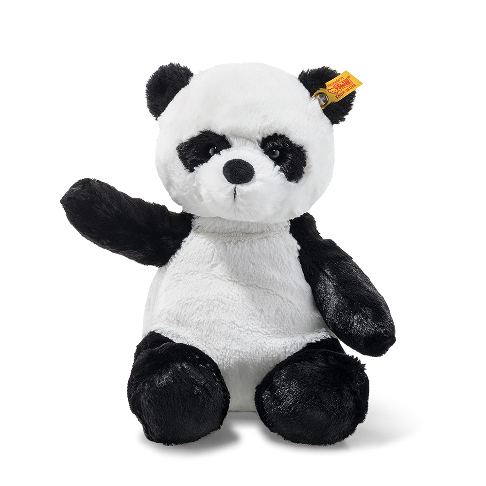 Steiff 德國金耳釦泰迪熊: Ming Panda Soft Cuddly Friends