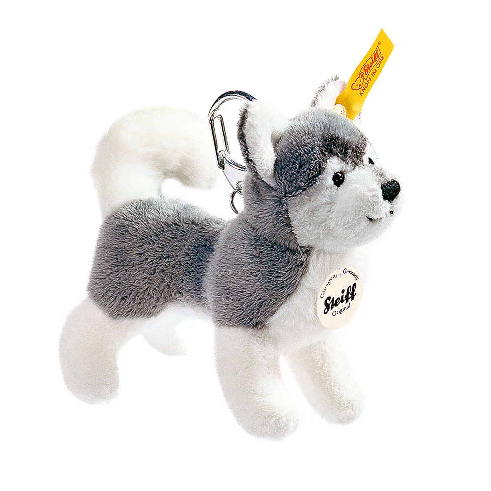 Steiff Taiwan Husky Keyring