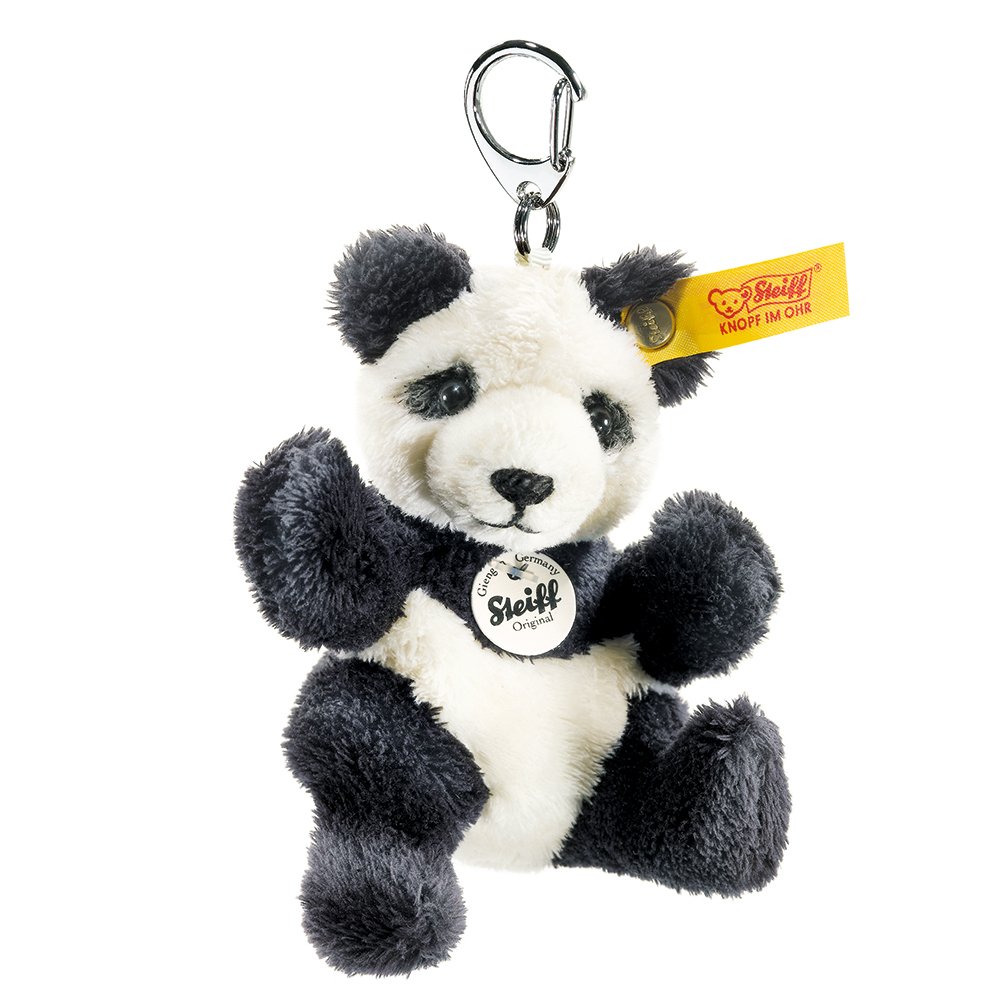 Steiff 德國金耳釦泰迪熊: Panda Keyring