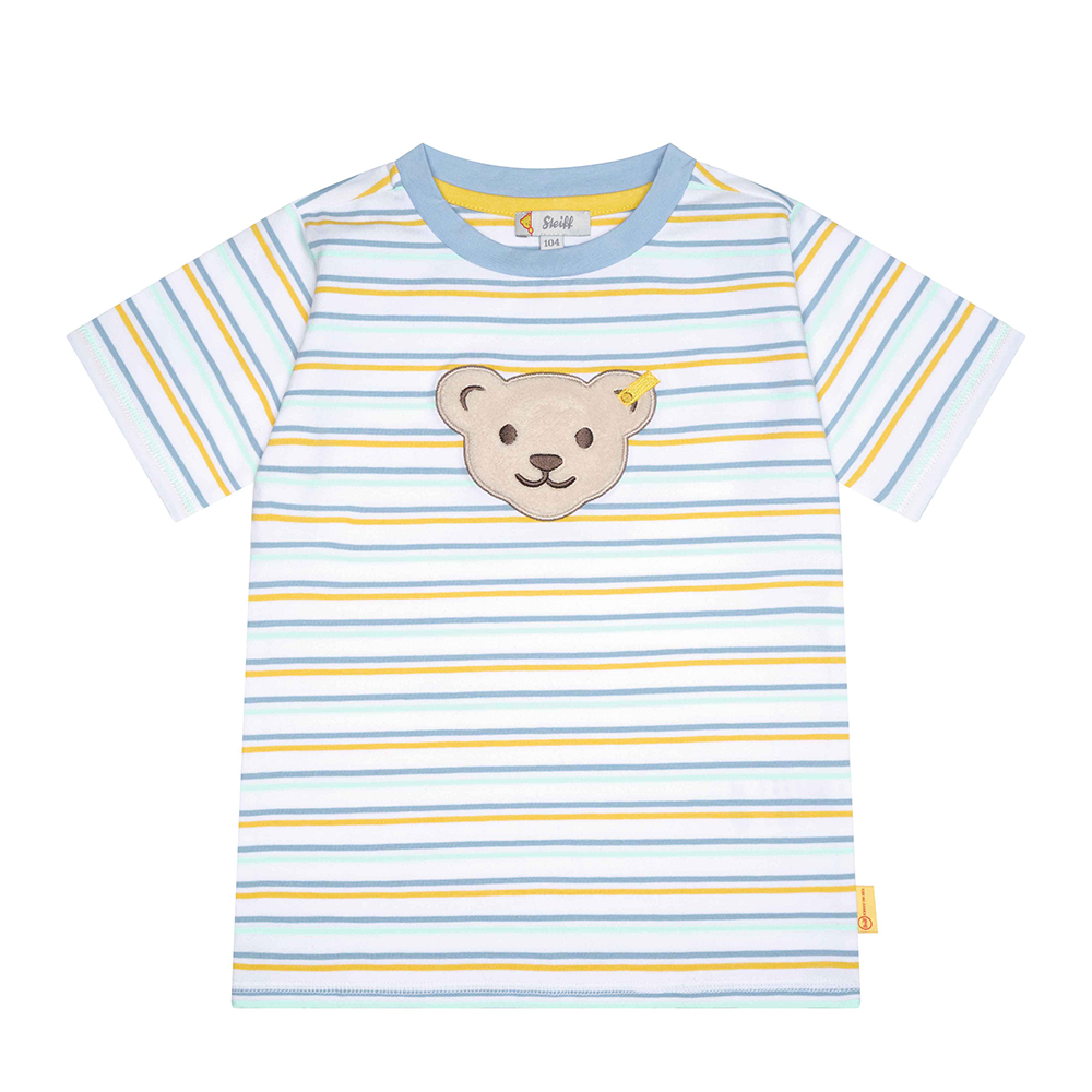 Steiff 德國金耳釦泰迪熊: 短袖T恤 (啾啾款)