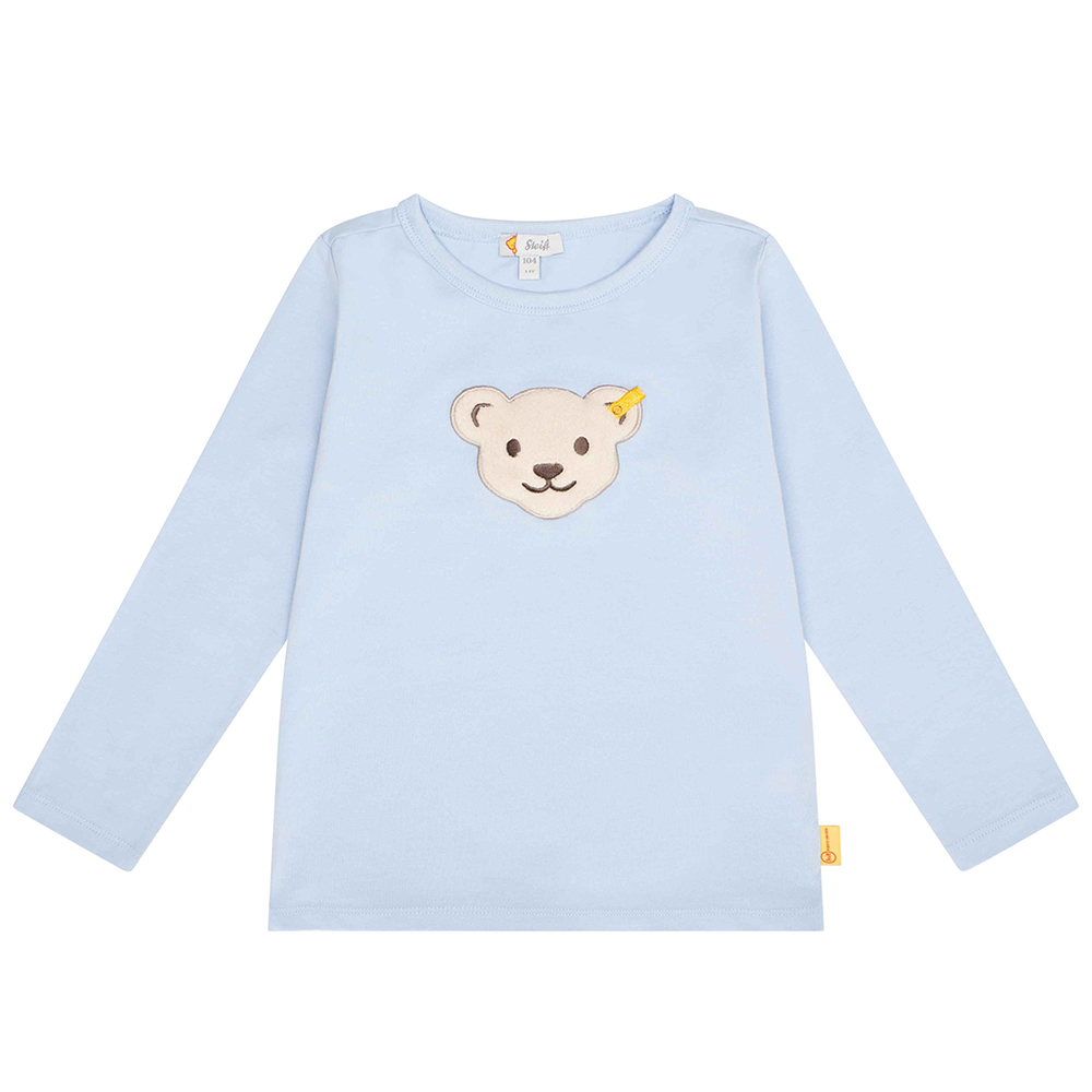 Steiff 德國金耳釦泰迪熊: 長袖T恤 (啾啾款)