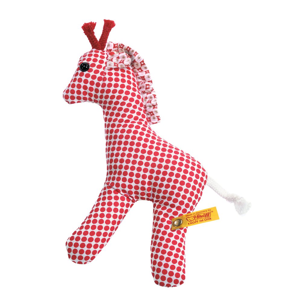 Steiff wճ}: Bendy Giraffe Rattle, Red