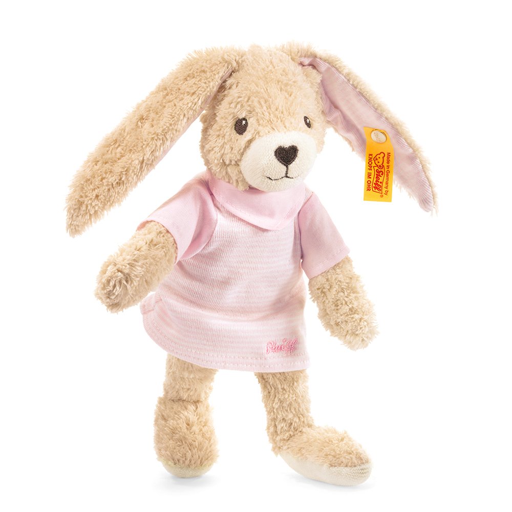Steiff 德國金耳釦泰迪熊: Hoppel Rabbit 有機棉兔