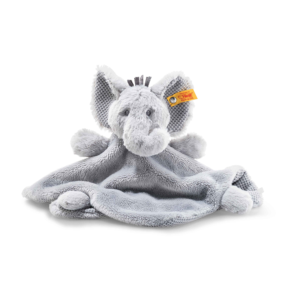 Steiff 德國金耳釦泰迪熊: Ellie Elephant Comforter