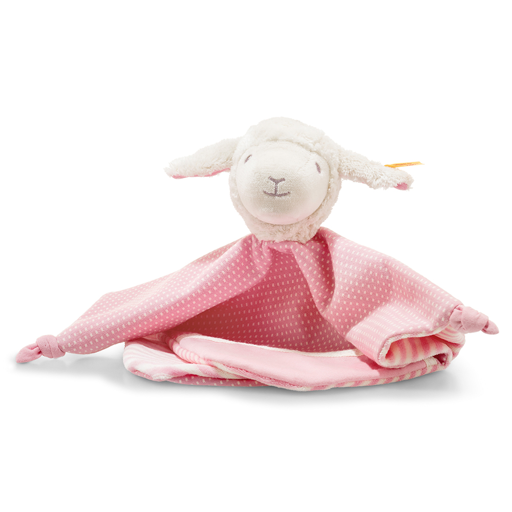 Steiff 德國金耳釦泰迪熊: Liena Lamb Comforter 有機棉羊