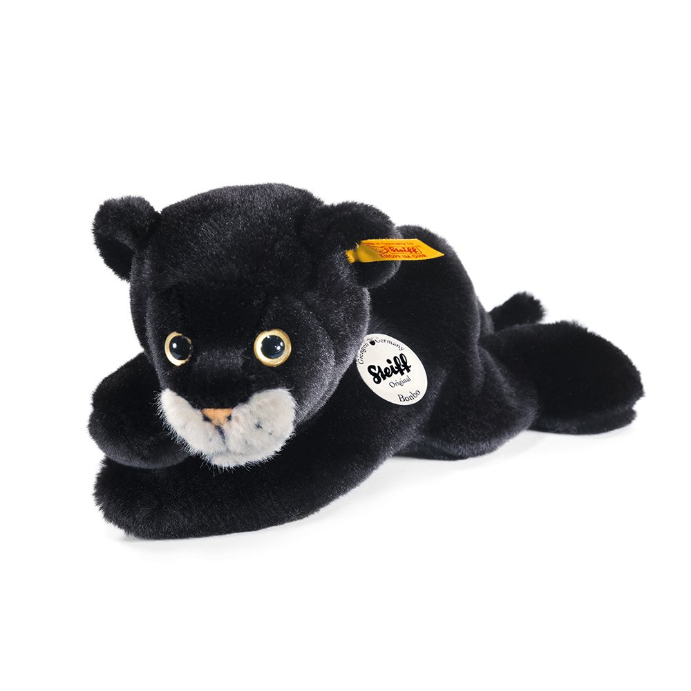 Steiff 德國金耳釦泰迪熊: Little Friend Panther Bonbo