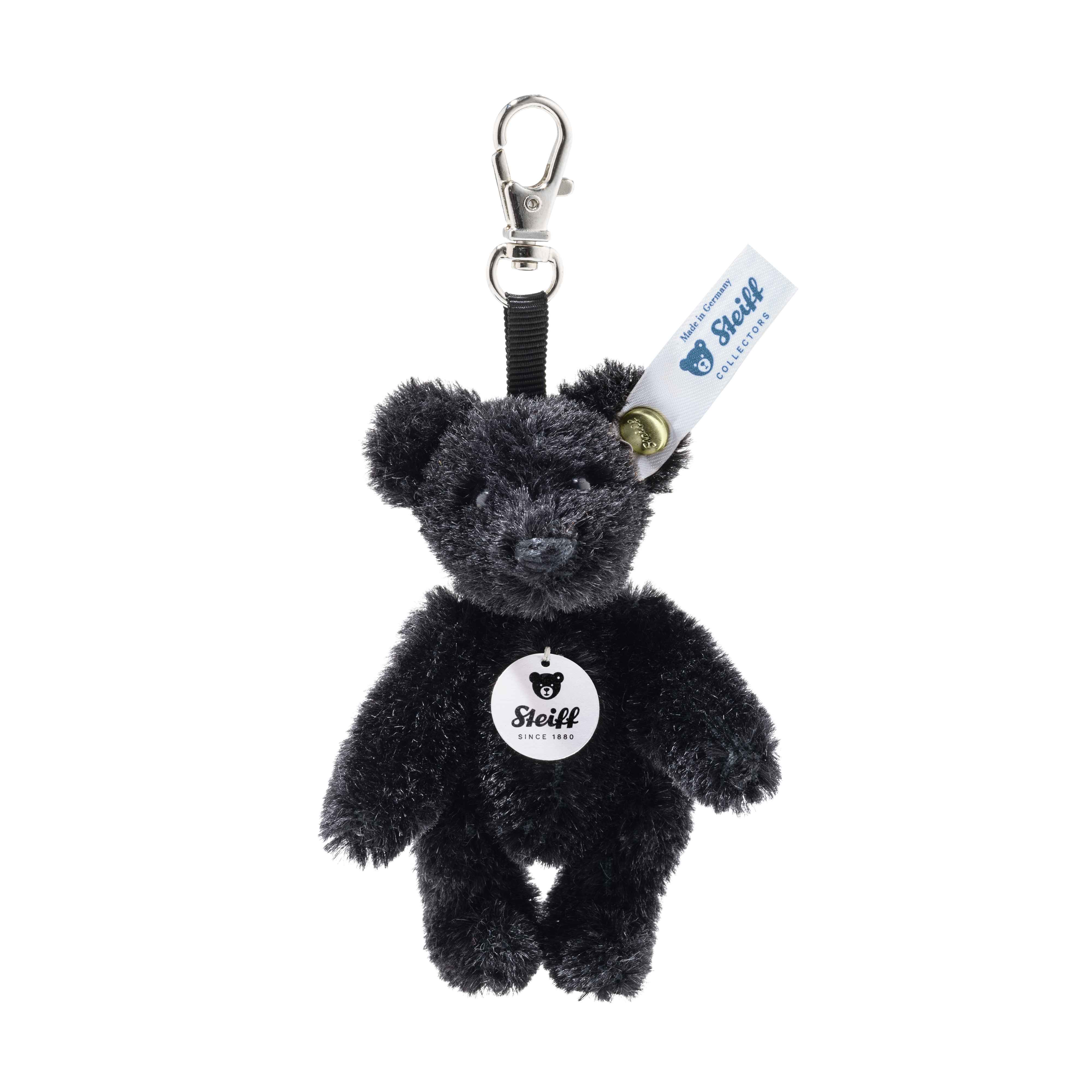 Steiff �w����ճ����}��: Pendant Mini Teddy Bear Keyring Black