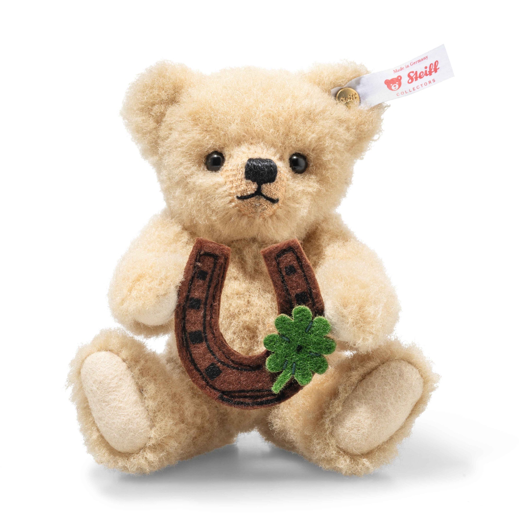 Steiff �w����ճ����}��: Teddy bear with lucky charm L/E1500