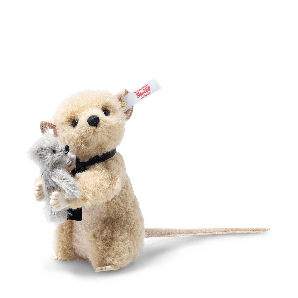 Steiff 德國金耳釦泰迪熊: Richard Mouse with Teddy Bear 