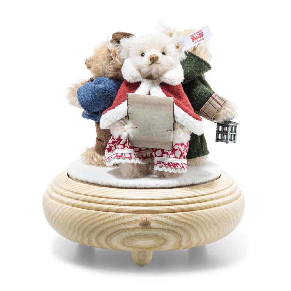 Steiff wճ}: Carol Singers Christmas Teddy Bear Set on  Music Box  L/E1225